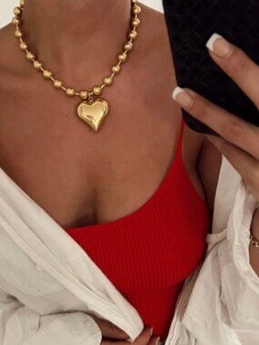 Bubble Heart Necklace